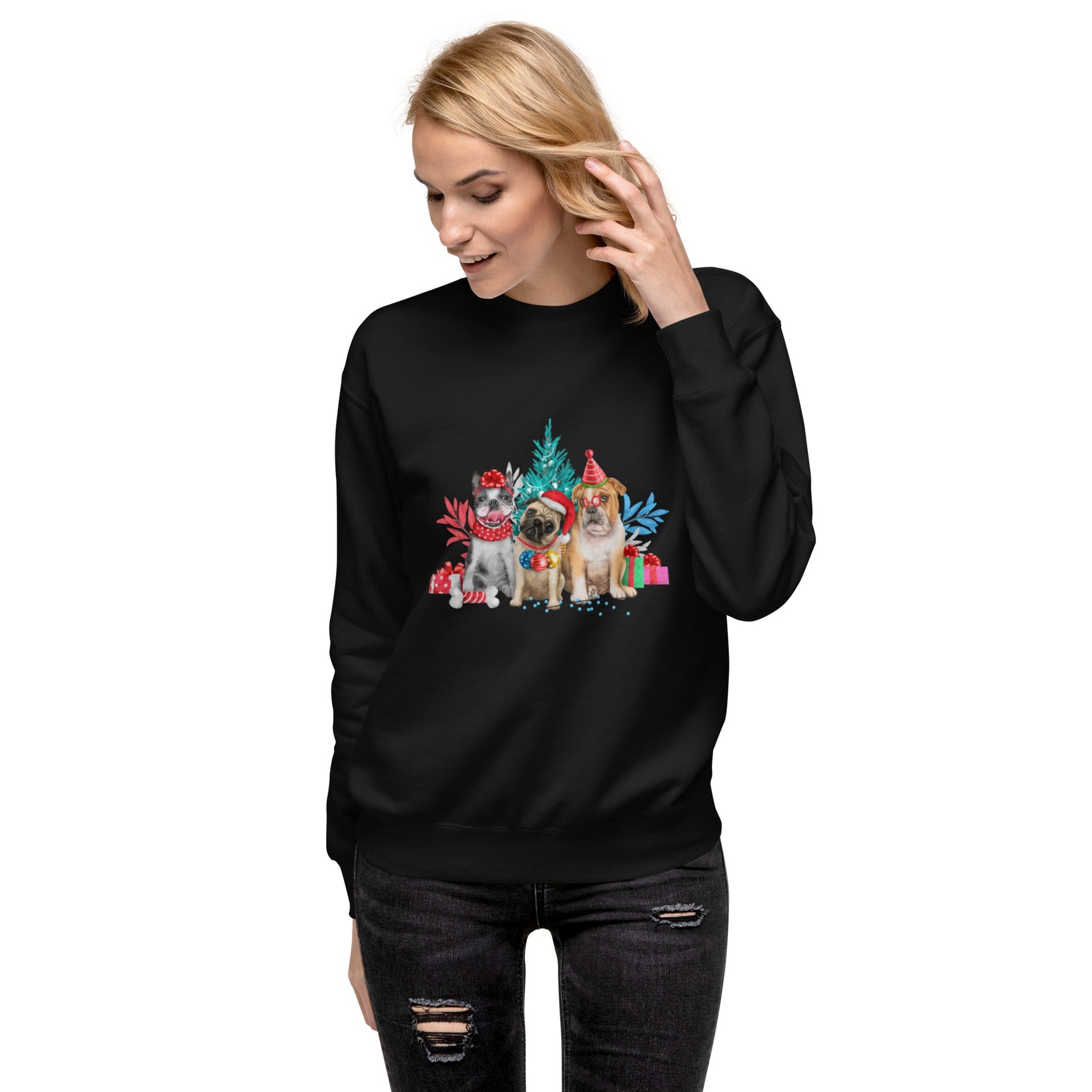 Pawsome Sweatshirt - Playful Pups - Nordic OfficialProduct mockup