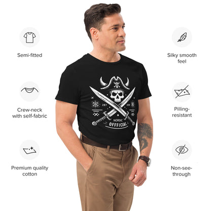 Pirate cotton black t-shirt - Nordic OfficialPirate cotton black t-shirt