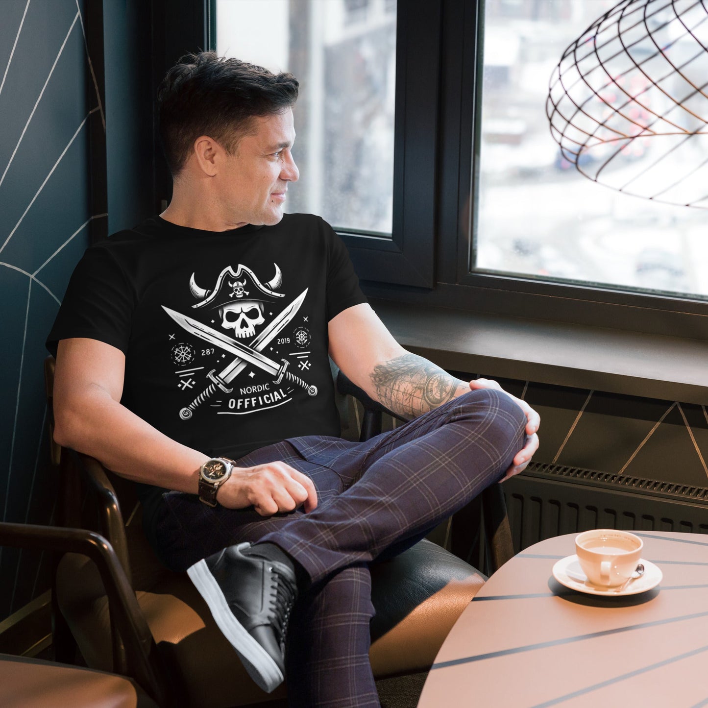 Pirate cotton black t-shirt - Nordic OfficialPirate cotton black t-shirt