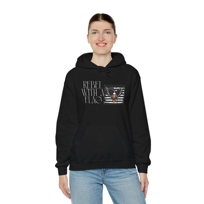 Rebel With A Flag Black Hoodie - Nordic OfficialRebel With A Flag Black HoodieHoodie