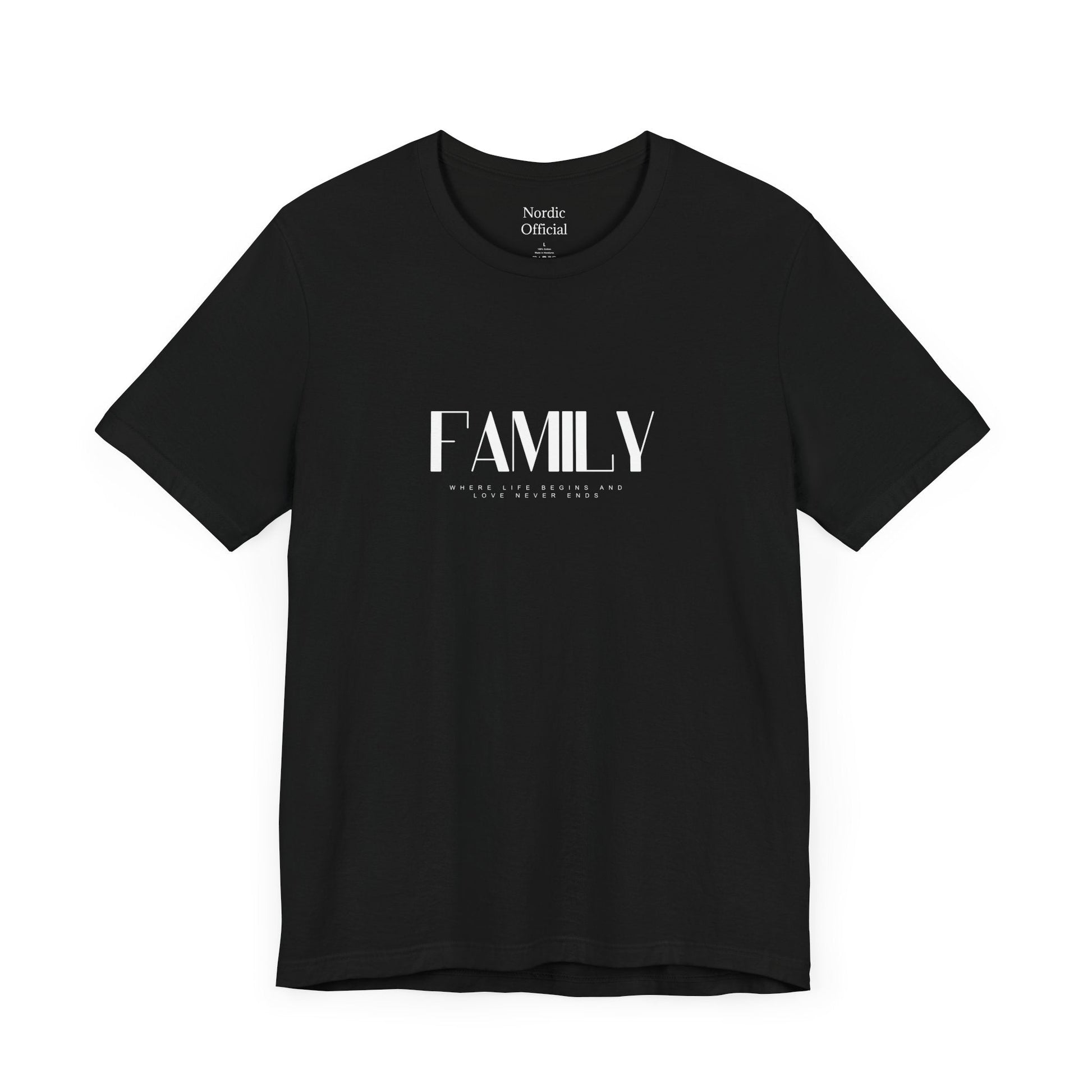 Rooted in Family – Minimalist Statement Tee - Nordic OfficialRooted in Family – Minimalist Statement TeeT-Shirt