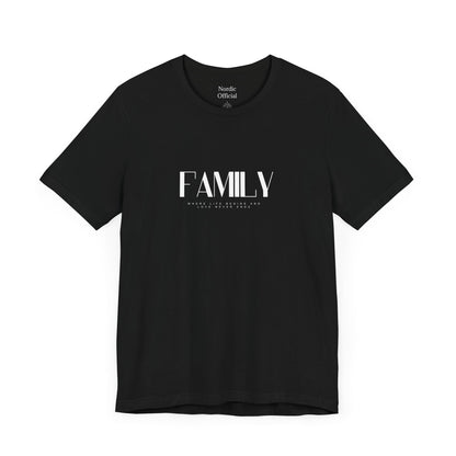 Rooted in Family – Minimalist Statement Tee - Nordic OfficialRooted in Family – Minimalist Statement TeeT-Shirt