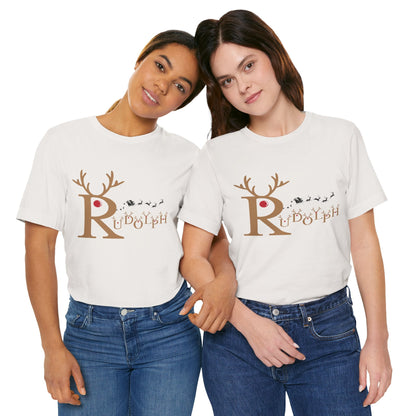 🦌 Rudolph the Red Nose – Minimalist Christmas Tee - Nordic Official🦌 Rudolph the Red Nose – Minimalist Christmas TeeT-Shirt
