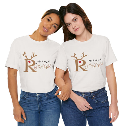 🦌 Rudolph the Red Nose – Minimalist Christmas Tee - Nordic Official🦌 Rudolph the Red Nose – Minimalist Christmas TeeT-Shirt