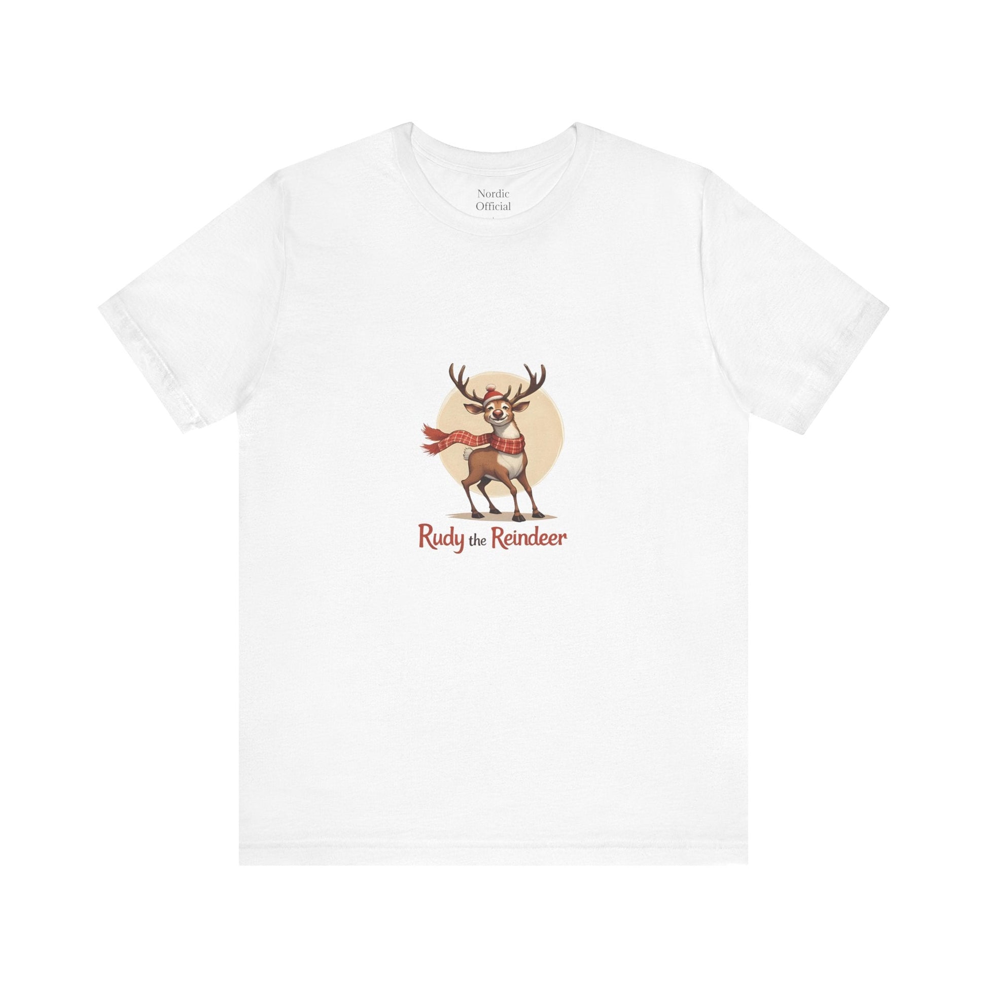🦌 Rudy the Reindeer – Christmas Spirit Tee - Nordic Official🦌 Rudy the Reindeer – Christmas Spirit TeeT-Shirt