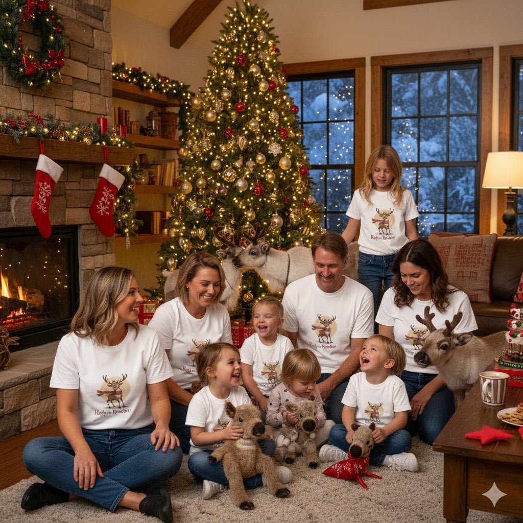 🦌 Rudy the Reindeer – Christmas Spirit Tee - Nordic Official🦌 Rudy the Reindeer – Christmas Spirit TeeT-Shirt