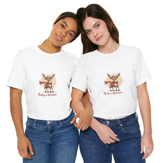 🦌 Rudy the Reindeer – Christmas Spirit Tee - Nordic Official🦌 Rudy the Reindeer – Christmas Spirit TeeT-Shirt