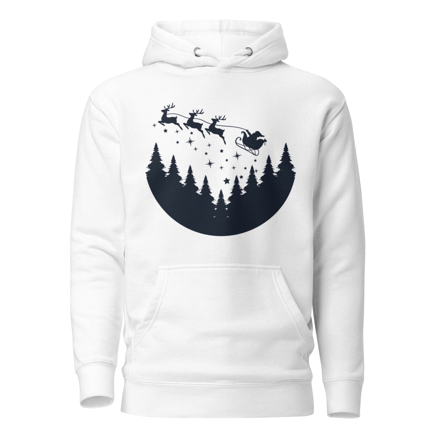 Santa Claus Riding Reindeer Hoodie - Nordic OfficialProduct mockup