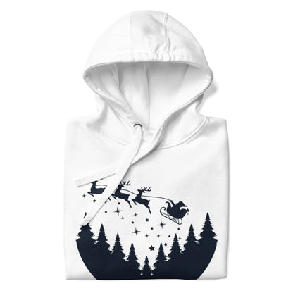 Santa Claus Riding Reindeer Hoodie - Nordic OfficialProduct mockup