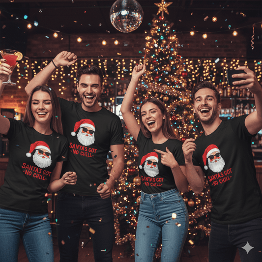 Santa’s Got No Chill – Cool & Funny Christmas T-Shirt 🎅🔥 - Nordic OfficialSanta’s Got No Chill – Cool & Funny Christmas T-Shirt 🎅🔥T-Shirt