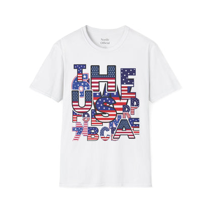 The USA white T-shirt - Nordic OfficialThe USA white T-shirtT-Shirt