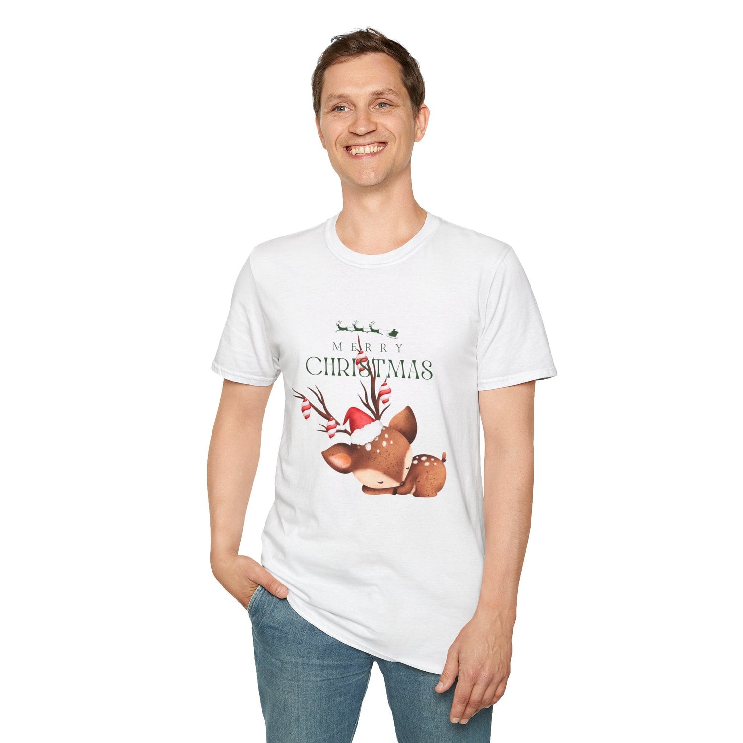 Unisex Softstyle Christmas Tee – Cozy, Stylish & Holiday Read - Nordic OfficialUnisex Softstyle Christmas Tee – Cozy, Stylish & Holiday ReadT-Shirt
